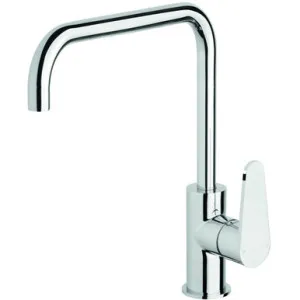Alor Sink Mixer Squareline 220mm Spout | Made From Brass In Chrome Finish By Raymor by Raymor, a Kitchen Taps & Mixers for sale on Style Sourcebook