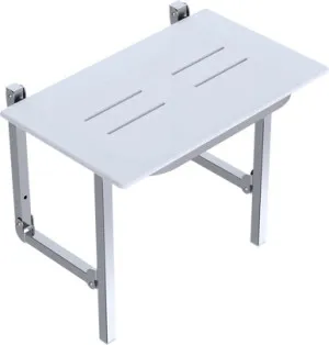 Care Folding Shower Seat 600 X 400mm Polished | Made From Stainless Steel In Polished Stainless Steel By Raymor by Raymor, a Towel Rails for sale on Style Sourcebook