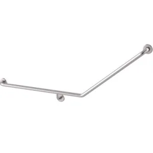 Care Grab Rail 40 Degree Lh 870 X 700mm Brushed | Made From Stainless Steel In Brushed Stainless Steel By Raymor by Raymor, a Showers for sale on Style Sourcebook