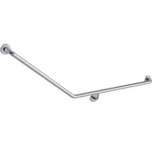 Care Grab Rail 40 Degree Rh 870 X 700mm Polished | Made From Stainless Steel In Polished Stainless Steel By Raymor by Raymor, a Showers for sale on Style Sourcebook