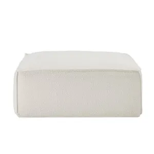 Riley Boucle Ivory Modular Small Ottoman by James Lane, a Ottomans for sale on Style Sourcebook