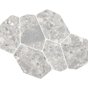 Forte Ceppo CrazyPave Grigio Microtec Textured (Box 0.63m2) Tile by Beaumont Tiles, a Outdoor Tiles & Pavers for sale on Style Sourcebook