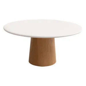 Muse Micro Cement & European Oak Round Dining Table, 140cm by Ambience Interiors, a Dining Tables for sale on Style Sourcebook