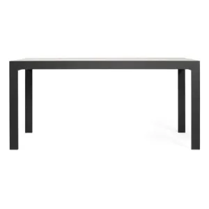 Marlo Ceramic Topped Metal Indoor / Outdoor Dining Table, 160cm, Black by Ambience Interiors, a Dining Tables for sale on Style Sourcebook
