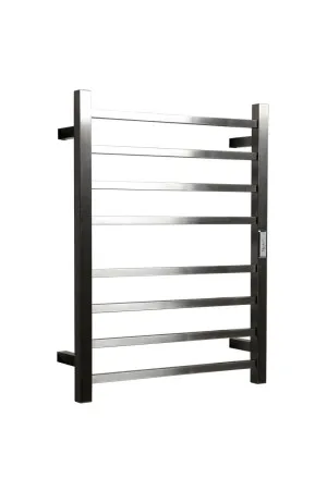 Towel Rail Heated Flat Square 530X700 Brushed Nickel by Hotwire, a Towel Rails for sale on Style Sourcebook