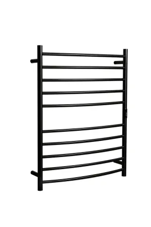 Towel Rail Heated Curved 700X900 Gun Metal by Hotwire, a Towel Rails for sale on Style Sourcebook