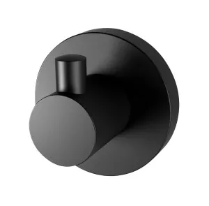 Radii Round Robe Hook Matte Black by PHOENIX, a Shelves & Hooks for sale on Style Sourcebook