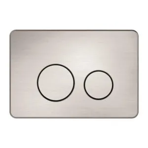 Nero In Wall Toilet Flush Plate and Buttons - Brushed Nickel by Nero Tapware, a Toilets & Bidets for sale on Style Sourcebook