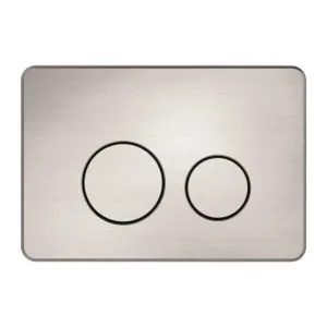 Nero In Wall Toilet Push Plate Brushed Nickel by Nero Tapware, a Toilets & Bidets for sale on Style Sourcebook