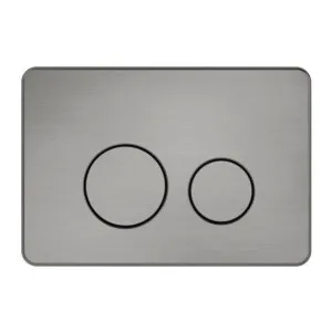 Nero In Wall Toilet Flush Plate and Buttons - Gun Metal by Nero Tapware, a Toilets & Bidets for sale on Style Sourcebook