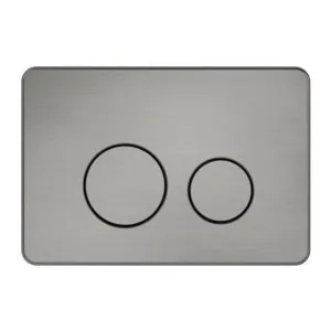 Nero In Wall Toilet Push Plate Gun Metal by Nero Tapware, a Toilets & Bidets for sale on Style Sourcebook