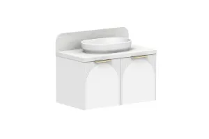 Archie 900 All-Door Centre Bowl Vanity, Ultra White by ADP, a Vanities for sale on Style Sourcebook
