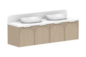 Archie 1800 All-Door Double Bowl Vanity, Coastal Oak by ADP, a Vanities for sale on Style Sourcebook