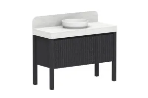 Harper 1200 Centre Bowl Vanity, With Legs, Estella Oak by ADP, a Vanities for sale on Style Sourcebook