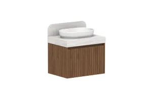 Harper 685 Centre Bowl Vanity, Wall Hung, Florentine Walnut by ADP, a Vanities for sale on Style Sourcebook