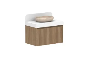 Harper 835 Centre Bowl Vanity, Wall Hung, Prime Oak by ADP, a Vanities for sale on Style Sourcebook
