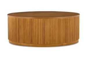 Catalina Round Coffee Table, Oak, by Lounge Lovers by Lounge Lovers, a Coffee Table for sale on Style Sourcebook