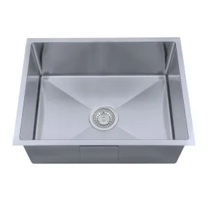 Arial Single Sink NTH 580X440 Stainless Steel by BEAUMONTS, a Kitchen Sinks for sale on Style Sourcebook