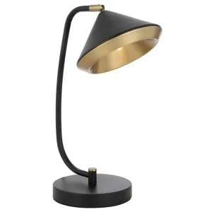 Larson Iron Desk Lamp, Black by Telbix, a Desk Lamps for sale on Style Sourcebook