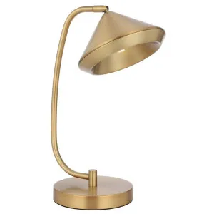 Larson Iron Desk Lamp, Brass by Telbix, a Desk Lamps for sale on Style Sourcebook