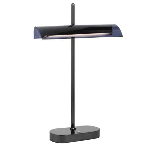 Lyman Dimmable LED Touch Bankers Lamp, Gun Metal / Smoke by Telbix, a Desk Lamps for sale on Style Sourcebook
