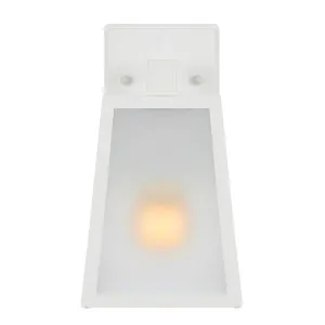Cosca IP43 Exterior Wall Light, Small, White / Opal by Telbix, a Outdoor Lighting for sale on Style Sourcebook