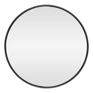Penny Round Mirror 100cm in Matte Black by OzDesignFurniture, a Mirrors for sale on Style Sourcebook