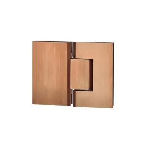 Kenzie Glass to Glass Shower Hinge - Brushed Copper by ABI Interiors Pty Ltd, a Showers for sale on Style Sourcebook