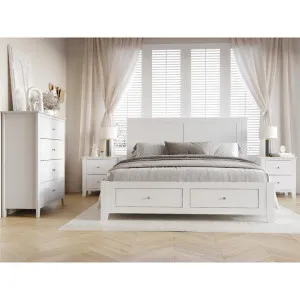 Connell 4 Piece Wooden Bedroom Suite with Tallboy, Queen by Dodicci, a Bedroom Sets & Suites for sale on Style Sourcebook