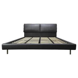Corso Genuine Leather Platform Bed, King by Modish, a Beds & Bed Frames for sale on Style Sourcebook