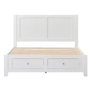 Connell Wooden Bed with End Drawers, Double by Dodicci, a Beds & Bed Frames for sale on Style Sourcebook