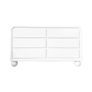 Lola Dresser White - 6 Drawer by James Lane, a Dressers & Chests of Drawers for sale on Style Sourcebook