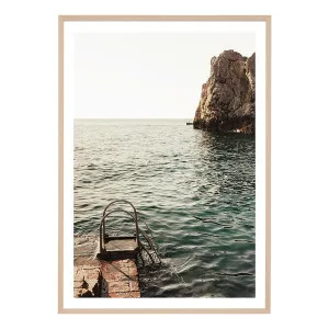 Capri Swim Framed Print in 45 x 62cm by OzDesignFurniture, a Prints for sale on Style Sourcebook