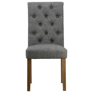 Seaham Tufted Fabric Dining Chair, Set of 2 by Diaz Design, a Dining Chairs for sale on Style Sourcebook