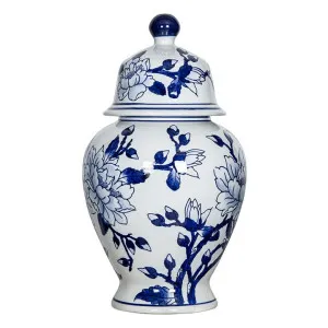 Magnolia Porcelain Ginger Jar, Medium by Diaz Design, a Vases & Jars for sale on Style Sourcebook
