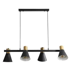 Norbert Metal Bar Pendant Light, 4 Light by Oriel Lighting, a Pendant Lighting for sale on Style Sourcebook