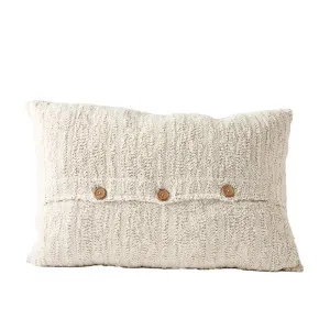 Afero Cushion - Soft Natural by Eadie Lifestyle, a Cushions, Decorative Pillows for sale on Style Sourcebook