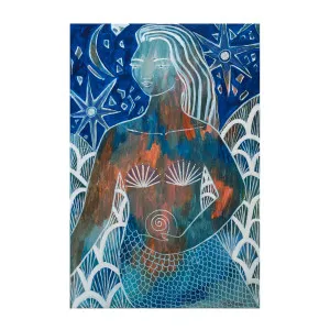 Tamzen, Tanzanite Mermaid , By Amanda Skye by Gioia Wall Art, a Prints for sale on Style Sourcebook