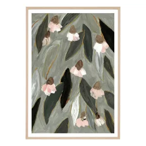 Gum Flower Dark 2 Framed Print in 45 x 62cm by OzDesignFurniture, a Prints for sale on Style Sourcebook