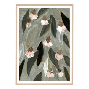 Gum Flower Dark 2 Framed Print in 100 x 140cm by OzDesignFurniture, a Prints for sale on Style Sourcebook