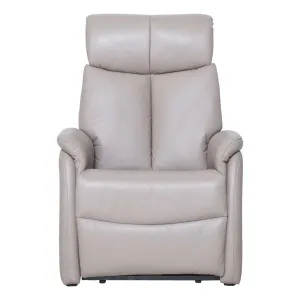 Parker Electric Recliner Chair in Leather New Grey by OzDesignFurniture, a Chairs for sale on Style Sourcebook