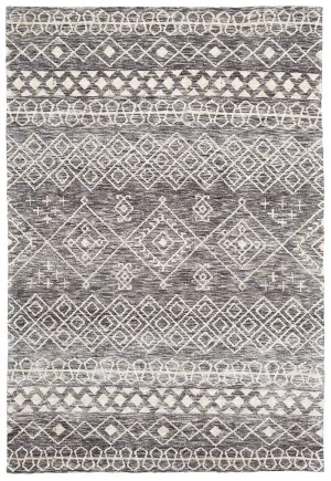 Emery Charcoal and Ivory Rug by Miss Amara, a Contemporary Rugs for sale on Style Sourcebook