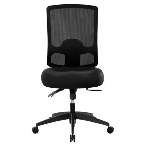 Buro Tidal Mesh Back Fabric Office Chair, Black by Buro Seating, a Chairs for sale on Style Sourcebook