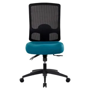 Buro Tidal Mesh Back Fabric Office Chair, Black / Teal by Buro Seating, a Chairs for sale on Style Sourcebook