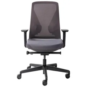 Konfurb Sense Fabric Office Chair with Arms, Grey by Konfurb, a Chairs for sale on Style Sourcebook
