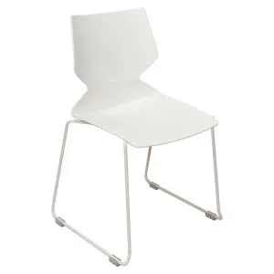 Konfurb Fly Sled Client Chair, White by Konfurb, a Chairs for sale on Style Sourcebook