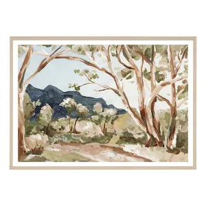 Eucalyptus View Dark Framed Print in 62 x 45cm by OzDesignFurniture, a Prints for sale on Style Sourcebook