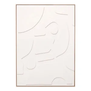Ivory Shapes 1 Box Framed Canvas in 103 x 143cm by OzDesignFurniture, a Prints for sale on Style Sourcebook