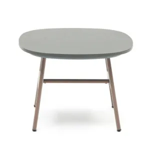 Bravon Polycement & Metal Alfresco Side Table, Grey / Mauve by El Diseno, a Tables for sale on Style Sourcebook