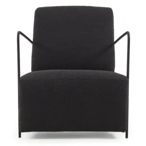 Kone Boucle Fabric Lounge Armchair, Black by El Diseno, a Chairs for sale on Style Sourcebook